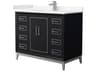 Wyndham Collection Marlena 42" Black Vanity