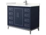 Wyndham Collection Marlena 42" Dark Blue Vanity