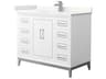 Wyndham Collection Marlena 42" White Vanity