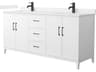 Wyndham Collection Elan 72" White Vanity