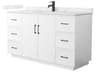 Wyndham Collection Elan-TK 60" White Vanity with Toe Kick