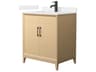 Wyndham Collection Janna 30" White Vanity