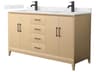 Wyndham Collection Janna 60" White Vanity