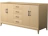Wyndham Collection Janna 65" White Vanity