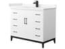 Wyndham Collection Amici 42" White Vanity