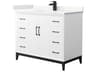 Wyndham Collection Amici 42" White Vanity