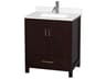 Wyndham Collection Sheffield 30" Espresso Vanity