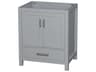 Wyndham Collection Sheffield 29" Gray Vanity