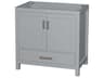Wyndham Collection Sheffield 35" Gray Vanity