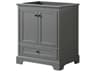 Wyndham Collection Deborah 29" Dark Gray Vanity