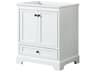 Wyndham Collection Deborah 29" White Vanity