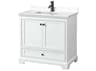 Wyndham Collection Deborah 36" White Vanity