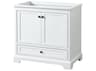 Wyndham Collection Deborah 35" White Vanity