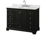 Wyndham Collection Deborah 48" Dark Espresso Vanity