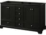 Wyndham Collection Deborah 59" Dark Espresso Vanity