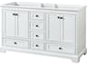 Wyndham Collection Deborah 59" White Vanity