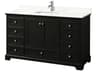 Wyndham Collection Deborah 60" Dark Espresso Vanity