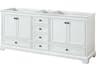 Wyndham Collection Deborah 79" White Vanity