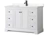 Wyndham Collection Avery 48" White Vanity