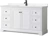 Wyndham Collection Avery 60" White Vanity