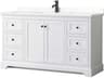 Wyndham Collection Avery 60" White Vanity