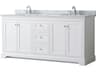 Wyndham Collection Avery 72" White Vanity