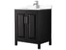 Wyndham Collection Daria 30" Dark Espresso Vanity