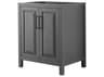 Wyndham Collection Daria 29" Dark Gray Vanity