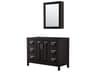 Wyndham Collection Daria 47" Dark Espresso Vanity with Medicine Cabinet