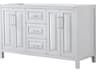Wyndham Collection Daria 59" White Vanity