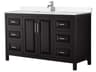 Wyndham Collection Daria 60" Dark Espresso Vanity