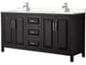 Wyndham Collection Daria 72" Dark Espresso Vanity