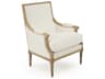 Zentique Louis White Club Chair