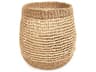 Zentique Woven Beige Brown Storage Bin Medium