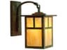 Arroyo Craftsman Mission 1 - Light Glass Outdoor Wall Light