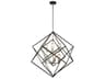 Artcraft Artistry 6-Light Polished Nickel LED Geometric Chandelier