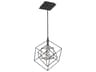 Artcraft Artistry 1-Light Matte Black Polished Nickel Brass LED Geometric Mini Pendant
