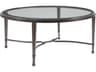 Artistica Sangiovese Round Glass Cocktail Table