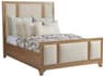 Barclay Butera Crystal Cove Sandstone Beige Wood Queen Panel Bed