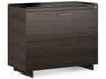 BDI Sequel Charcoal Stained Ash Black File Cabinet
