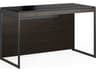 BDI Sequel Charcoal Stained Ash Black Brown Hardwood Secretary Desk