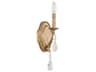 Capital Lighting Blakely Antique Gold Crystal Wall Sconce