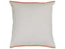 Chandra White Orange Pillow