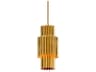 Corbett Lighting Moxy 1-Light Gold Leaf Mini Pendant