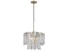 Corbett Lighting Piemonte 4-Light Gold Glass Tiered Pendant