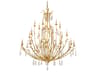 Corbett Lighting Prosecco 24-Light Gold Leaf Glass Chandelier
