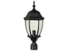Craftmade Bent Glass Outdoor Post Light