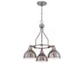 Craftmade Timarron 3-Light Antique Nickel Bowl Dome Chandelier