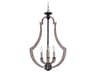 Craftmade Winton 3-Light Weathered Pine bronze Candelabra Chandelier