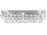 Crystorama Calypso 6-Light Chrome Crystal Glass Vanity Light